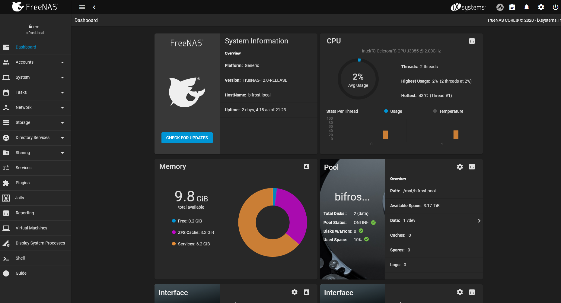 TrueNAS on TerraMaster F2-221