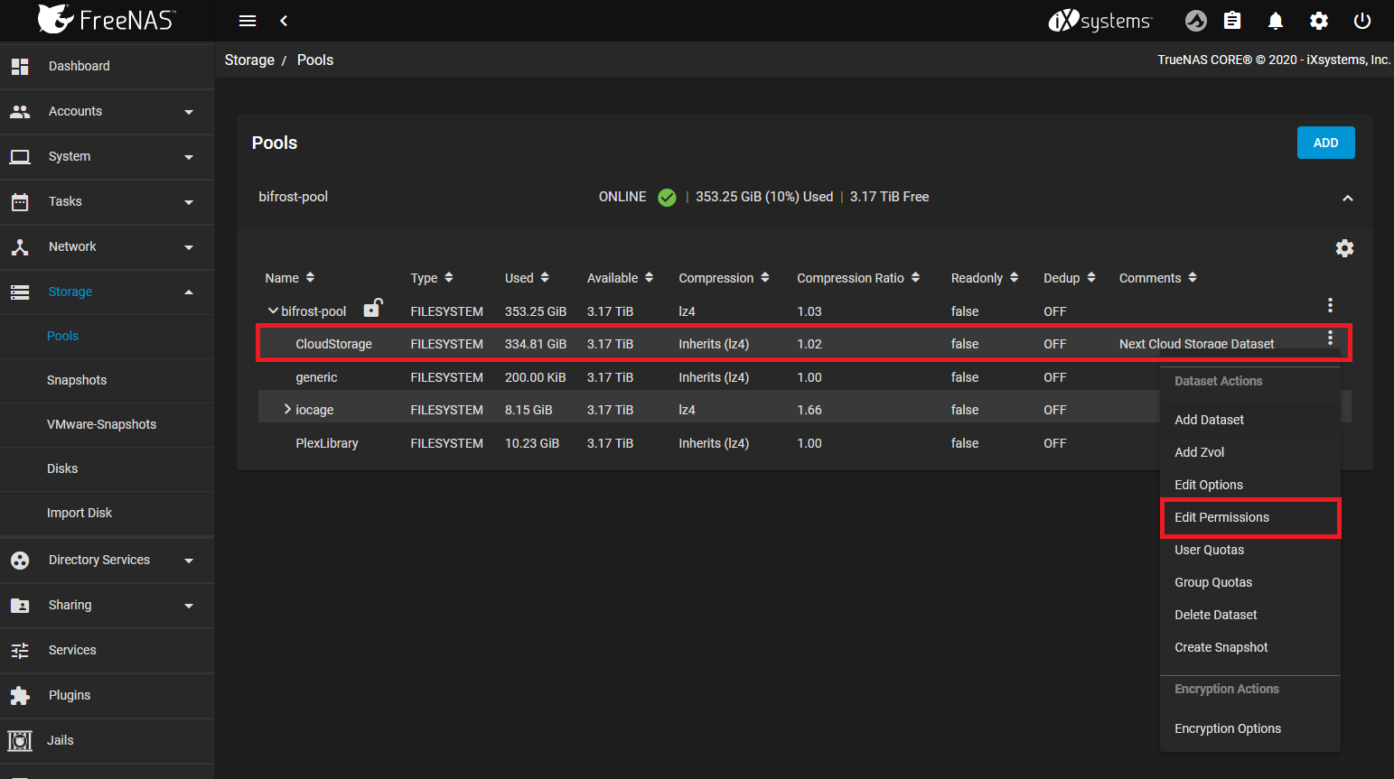 TerraMaster install NextCloud on FreeNAS