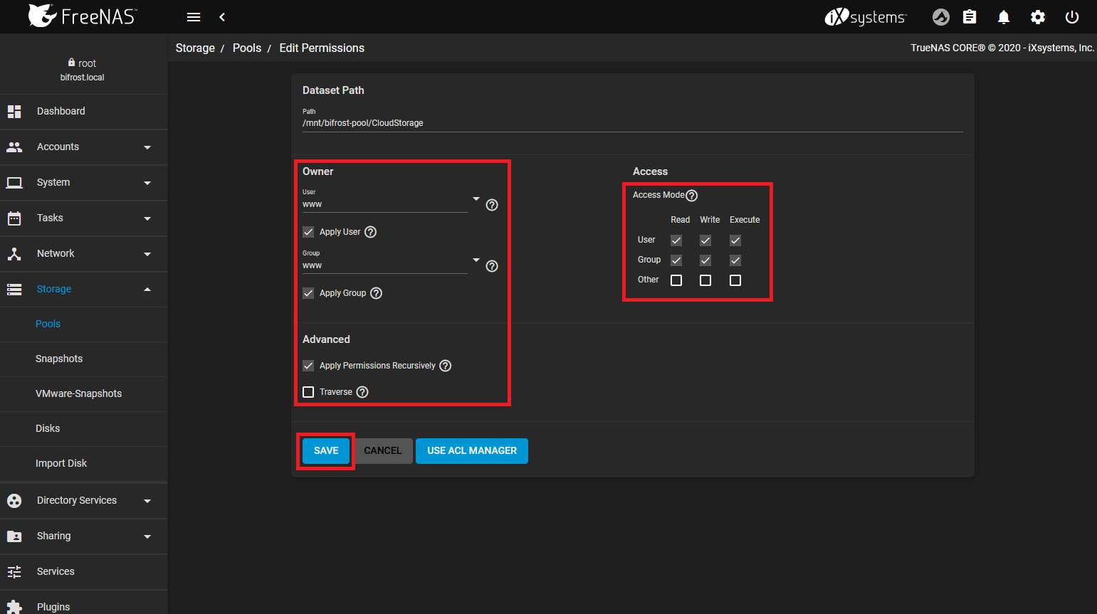 TerraMaster install NextCloud on FreeNAS